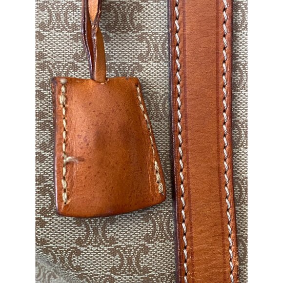 Vintage Céline Macadam Duffle Bag Large Travel Boston Weekender 45cm Unisex - Picture 14 of 16